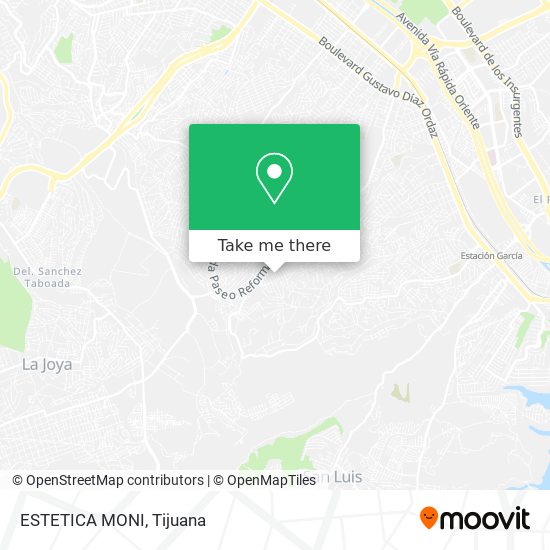 ESTETICA MONI map