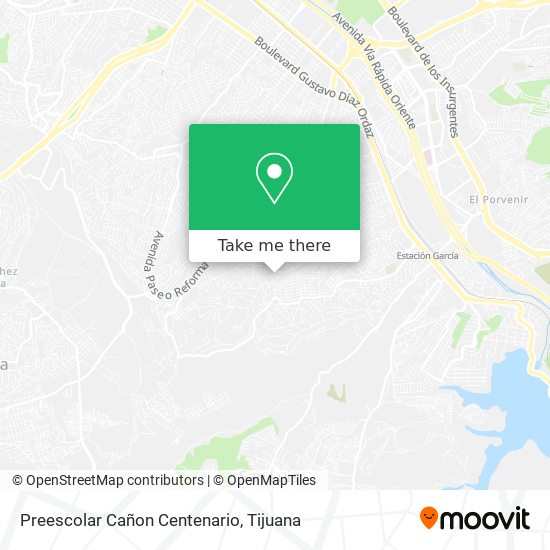 Mapa de Preescolar Cañon Centenario