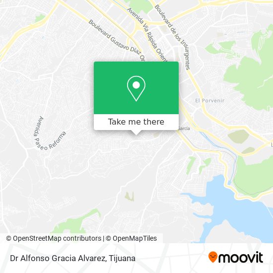 Mapa de Dr Alfonso Gracia Alvarez