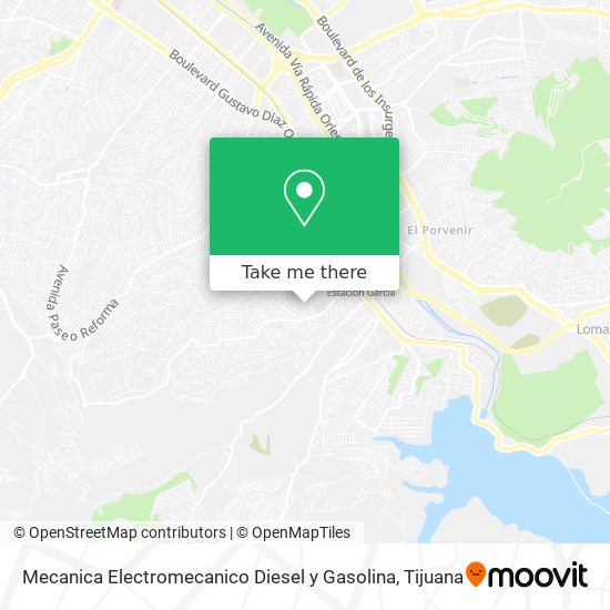 Mapa de Mecanica Electromecanico Diesel y Gasolina