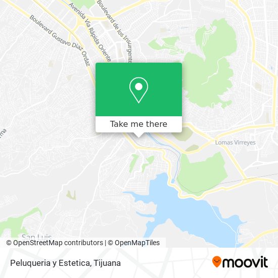 Mapa de Peluqueria y Estetica
