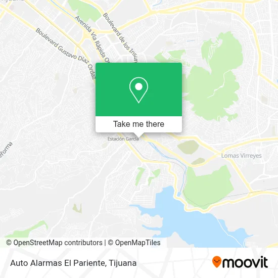 Auto Alarmas El Pariente map