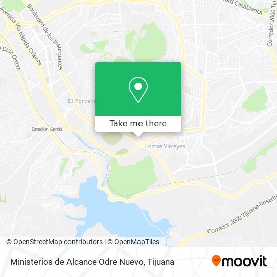 Mapa de Ministerios de Alcance Odre Nuevo