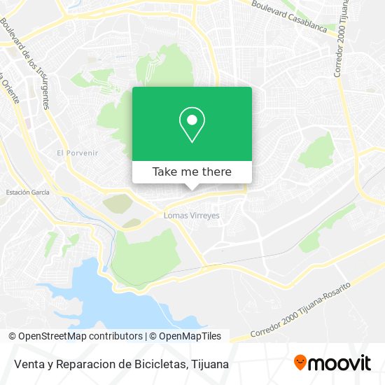 Venta y Reparacion de Bicicletas map