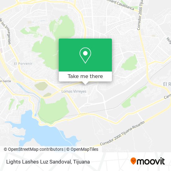Mapa de Lights Lashes Luz Sandoval