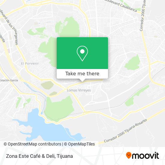 Mapa de Zona Este Café & Deli