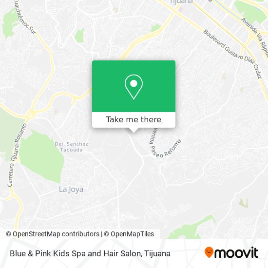 Blue & Pink Kids Spa and Hair Salon map