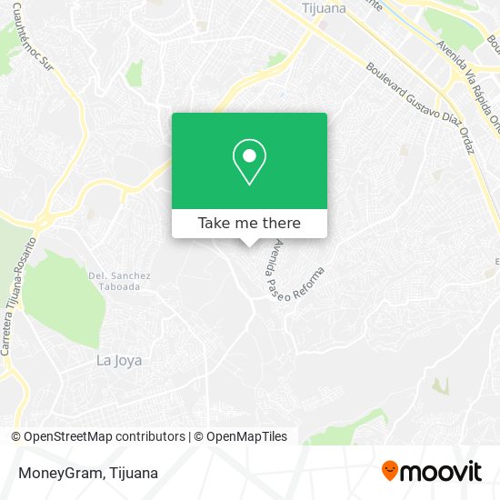 MoneyGram map