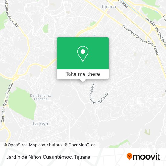 Jardín de Niños Cuauhtémoc map