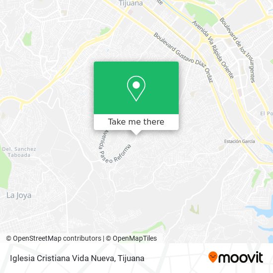 Iglesia Cristiana Vida Nueva map