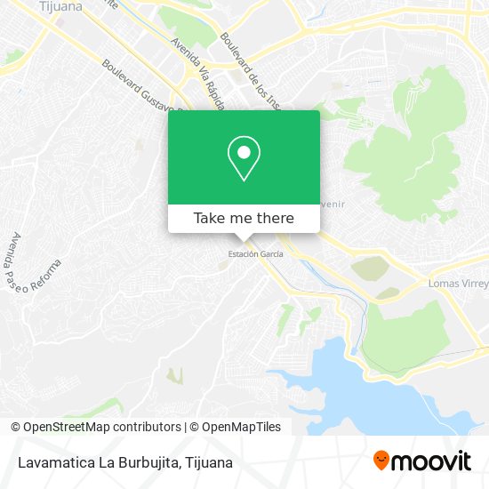 Mapa de Lavamatica La Burbujita
