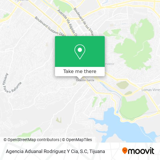 Mapa de Agencia Aduanal Rodriguez Y Cia, S.C