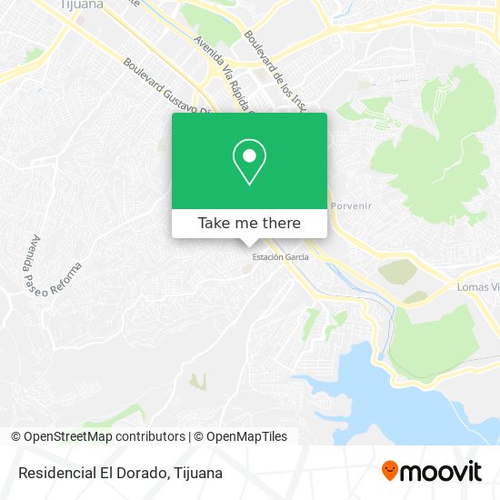 Mapa de Residencial El Dorado
