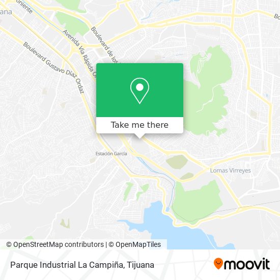 Parque Industrial La Campiña map