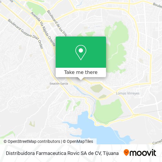 Distribuidora Farmaceutica Rovic SA de CV map