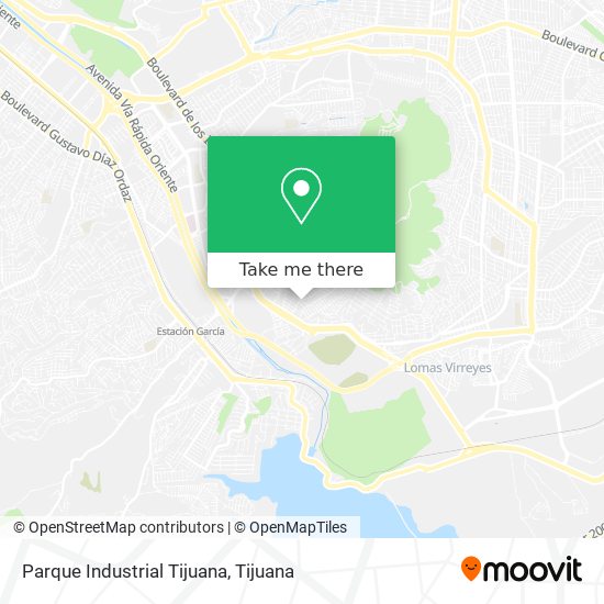 Parque Industrial Tijuana map