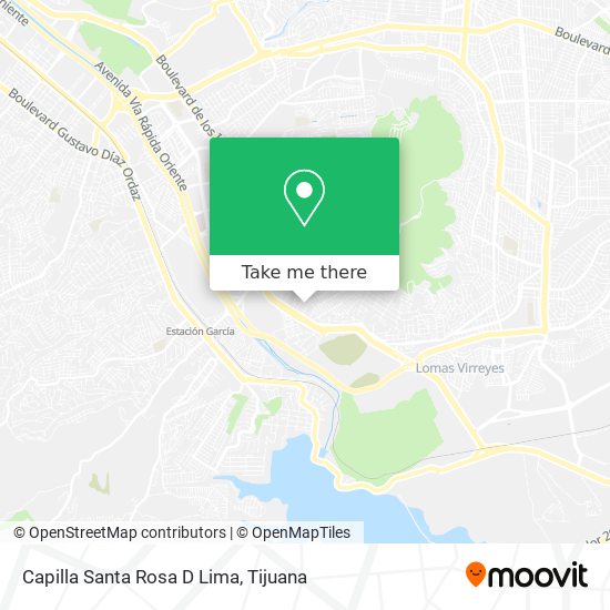 Capilla Santa Rosa D Lima map