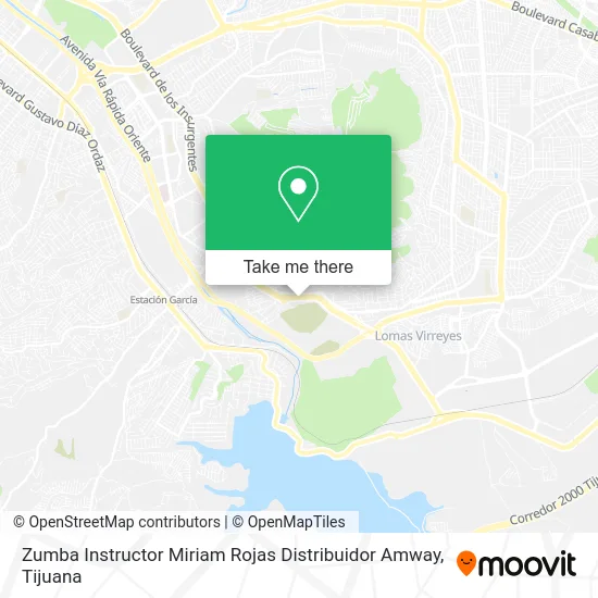 Zumba Instructor Miriam Rojas Distribuidor Amway map