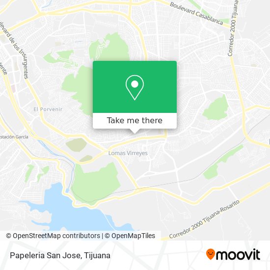 Mapa de Papeleria San Jose