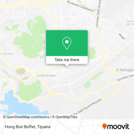 Hong Bun Buffet map