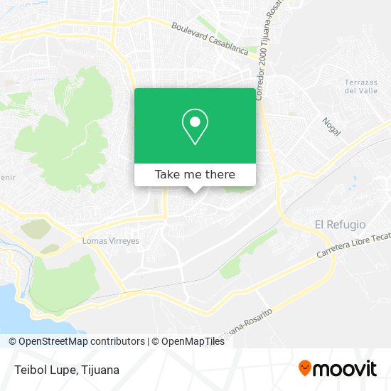 Mapa de Teibol Lupe