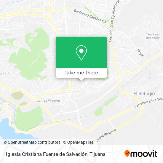 Iglesia Cristiana Fuente de Salvación map