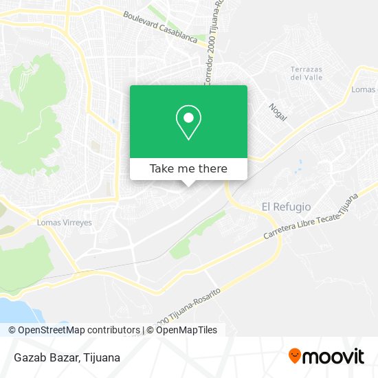Mapa de Gazab Bazar