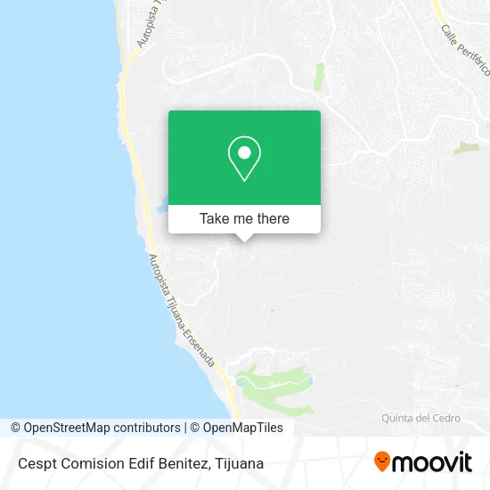 Cespt Comision Edif Benitez map