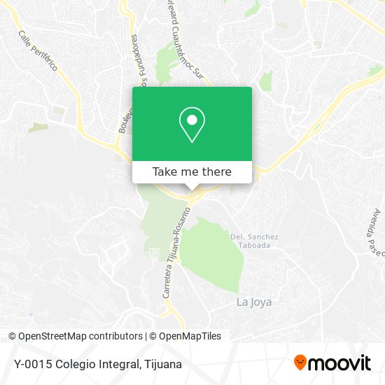 Y-0015 Colegio Integral map