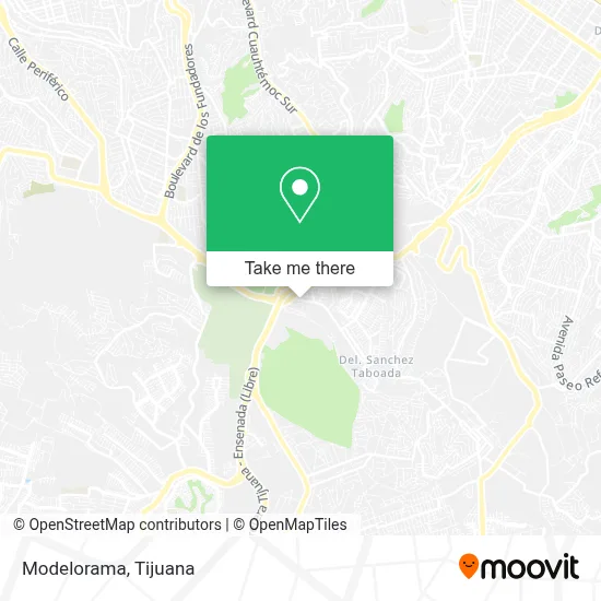 Modelorama map