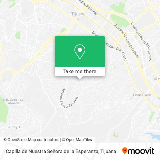 Mapa de Capilla de Nuestra Señora de la Esperanza