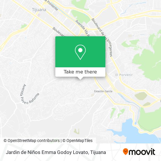Jardin de Niños Emma Godoy Lovato map