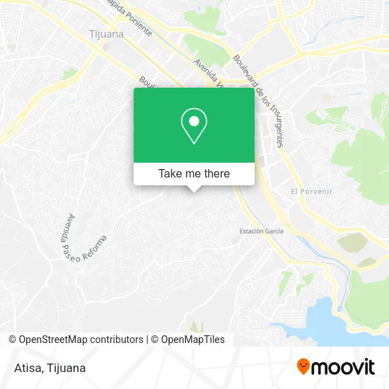 Mapa de Atisa