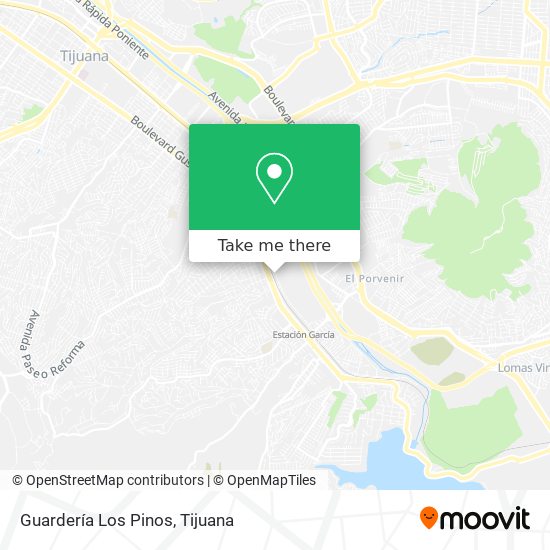 Guardería Los Pinos map