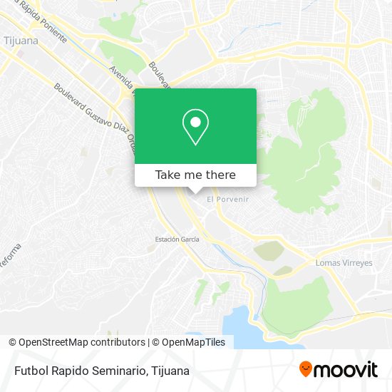Mapa de Futbol Rapido Seminario
