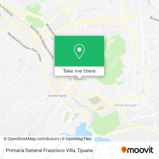 Mapa de Primaria General Francisco Villa