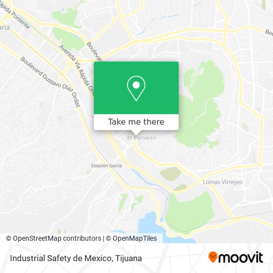 Industrial Safety de Mexico map