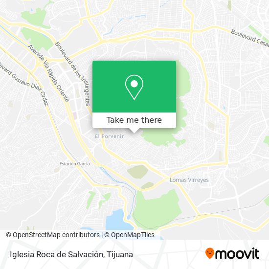 Iglesia Roca de Salvación map