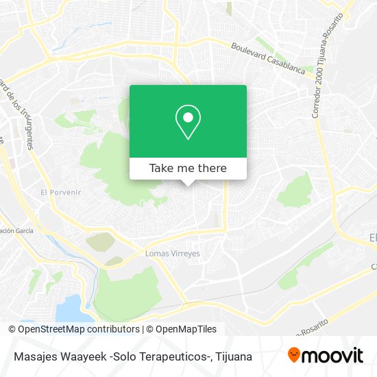 Masajes Waayeek -Solo Terapeuticos- map
