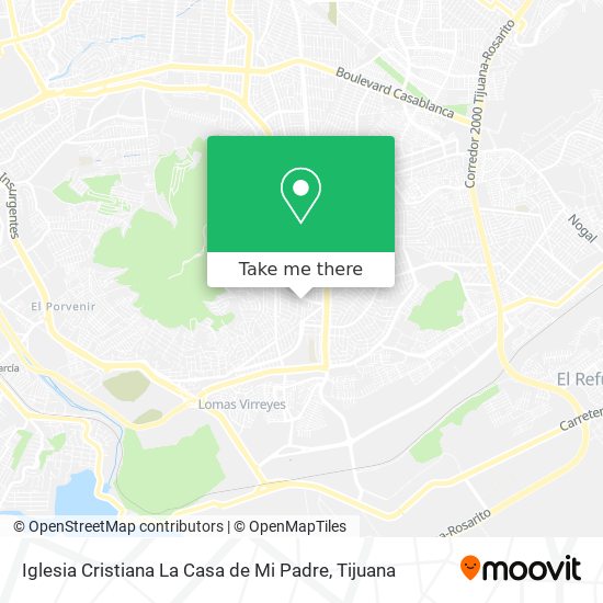 Mapa de Iglesia Cristiana La Casa de Mi Padre
