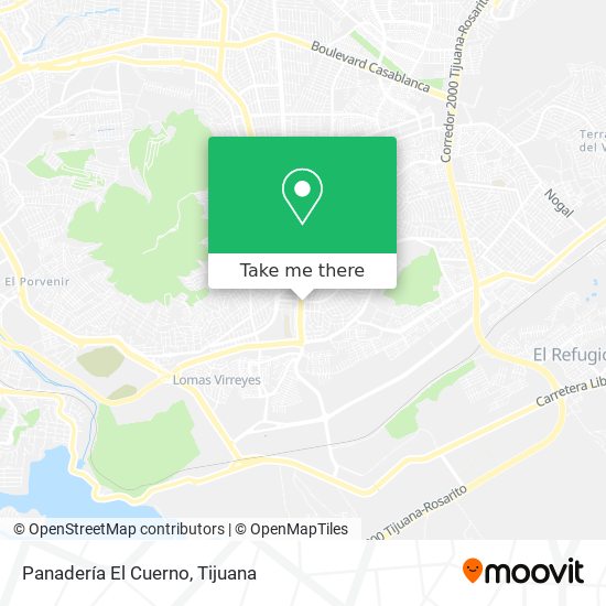Panadería El Cuerno map