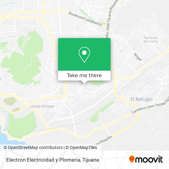 Electron Electricidad y Plomeria map