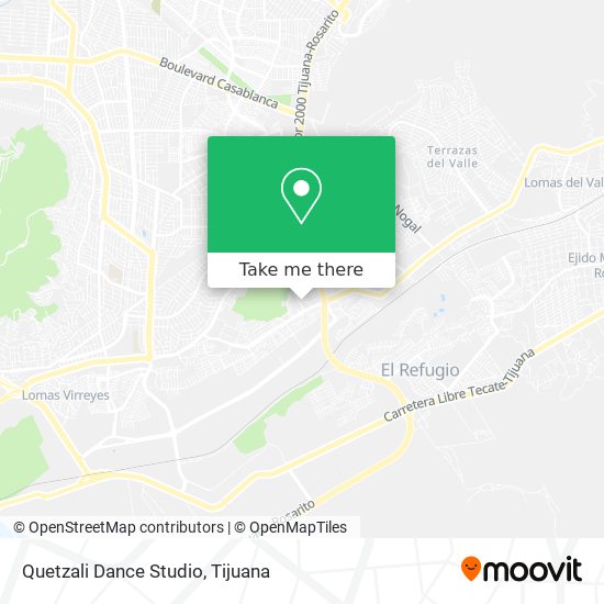 Mapa de Quetzali Dance Studio