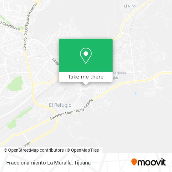 Fraccionamiento La Muralla map
