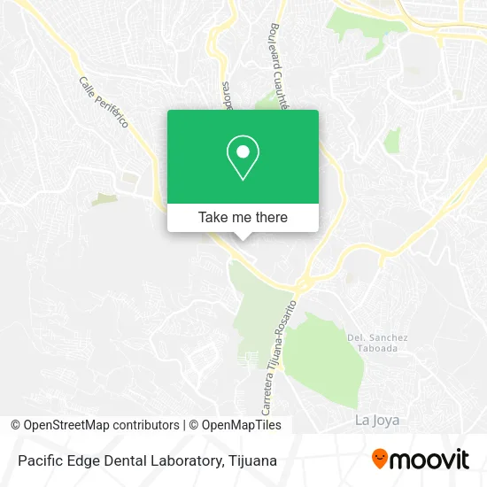 Mapa de Pacific Edge Dental Laboratory