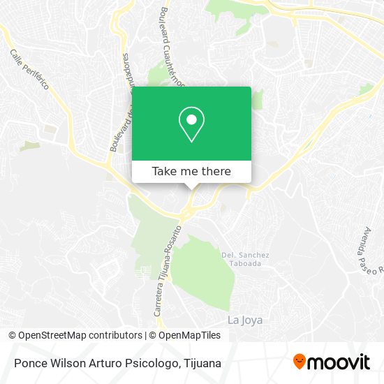 Ponce Wilson Arturo Psicologo map
