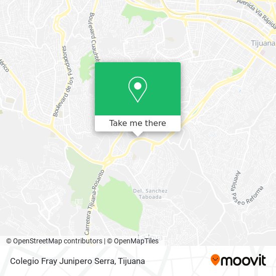 Mapa de Colegio Fray Junipero Serra