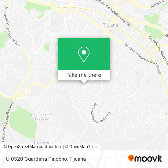 Mapa de U-0320 Guarderia Pinocho
