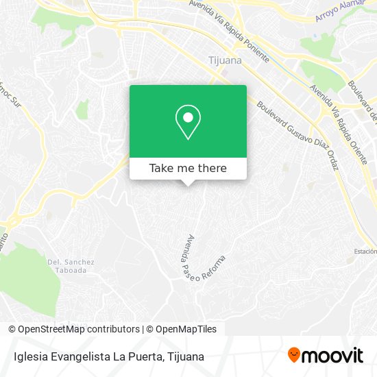 Iglesia Evangelista La Puerta map