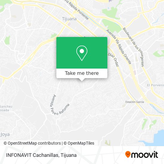 INFONAVIT Cachanillas map